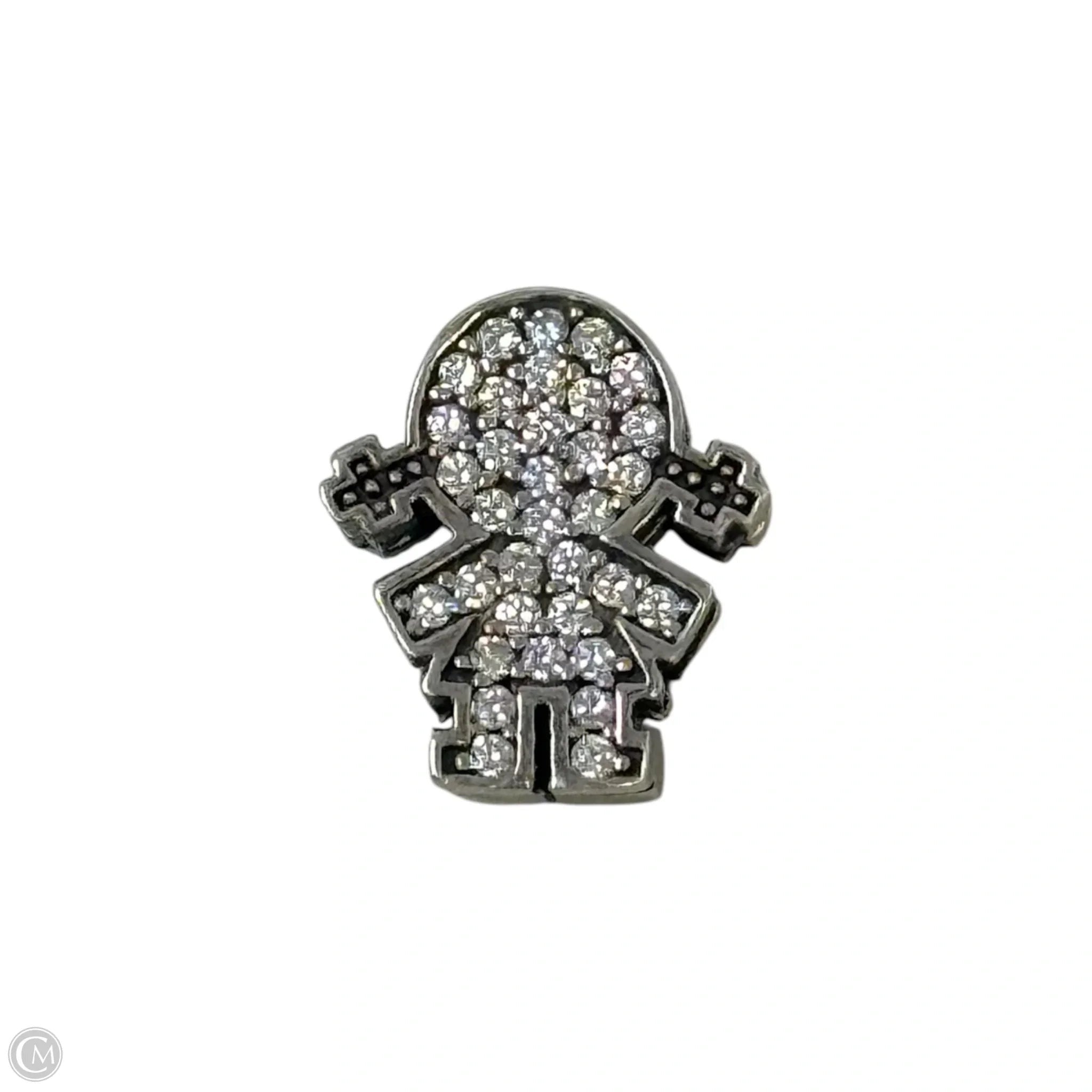 Little Girl Clip Sterling Silver Bracelet Charm