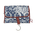 Makeup Bag By Clothes Mentor In Blue Red & White, Size:Small