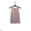 Top Sleeveless By Ann Taylor In Pink, Size: M