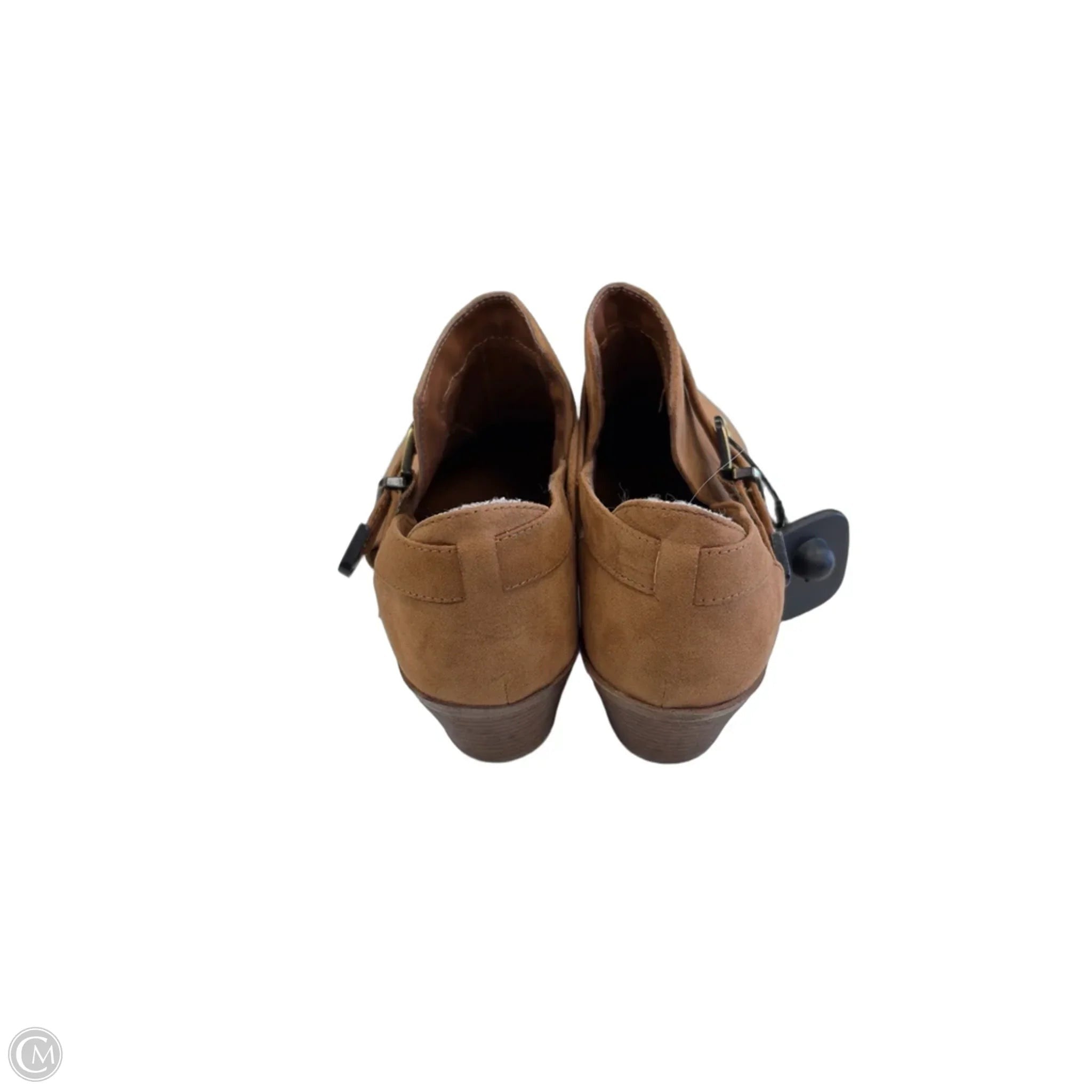 Boots Ankle Flats By Time And Tru In Brown, Size: 8