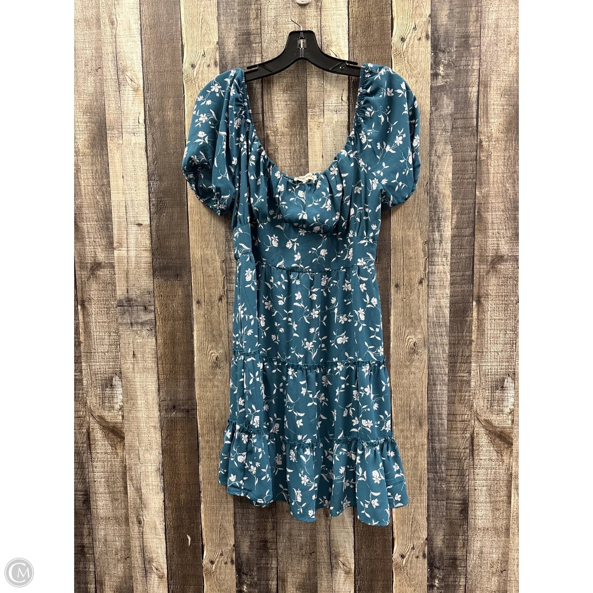 Dress Casual Short By Inspired Hearts In Blue, Size: Xl