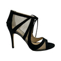 Sandals Heels Stiletto By Nina In Black, Size:7.5