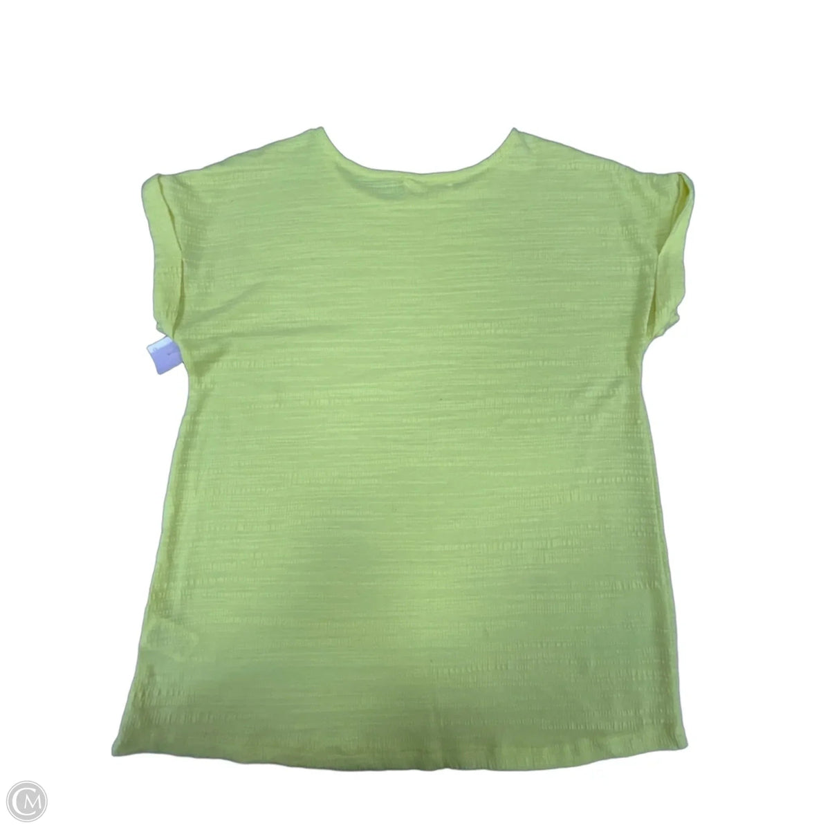 Top Short Sleeve By 89th And Madison In Yellow, Size: Xs