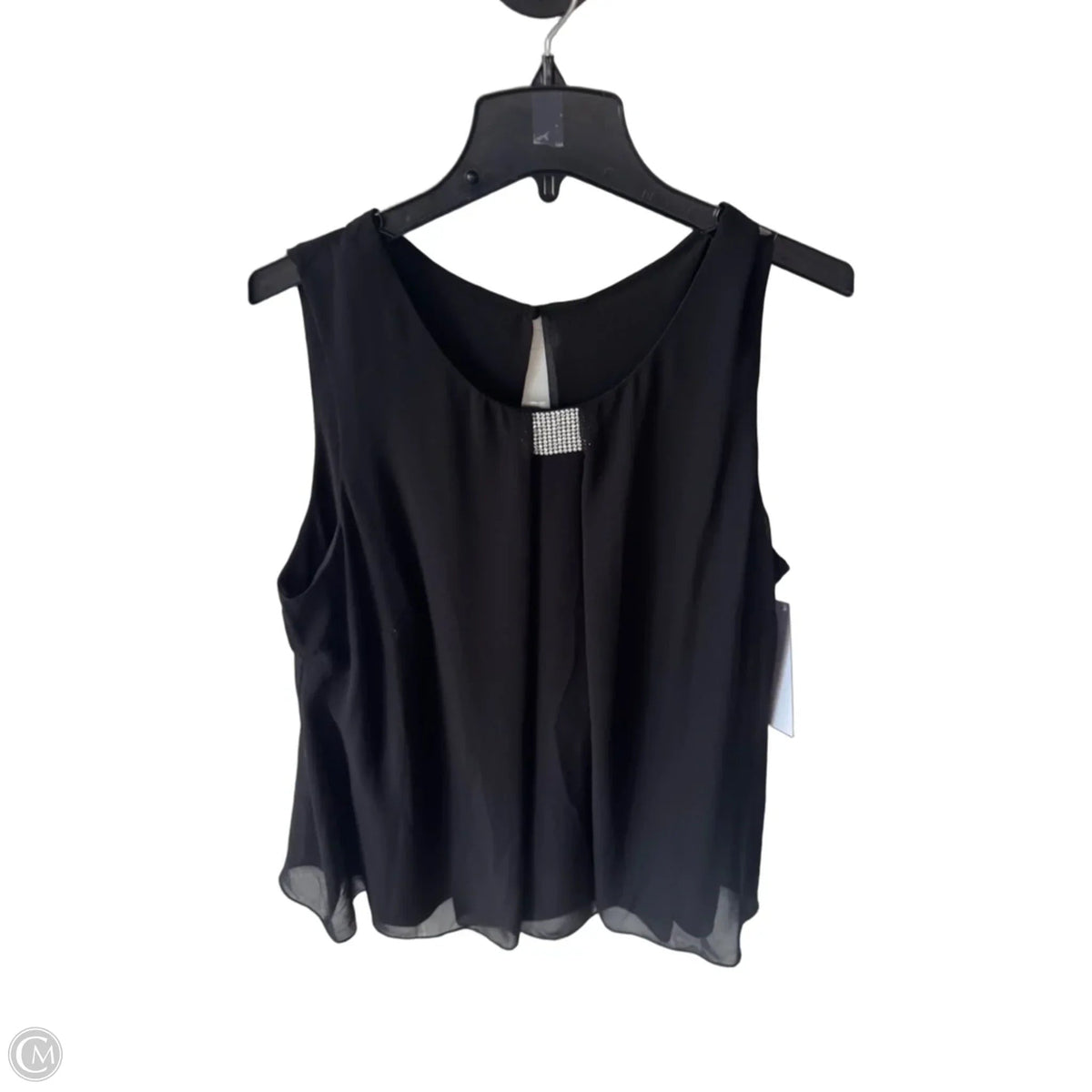 Top Sleeveless By Dressbarn In Black, Size: 2x