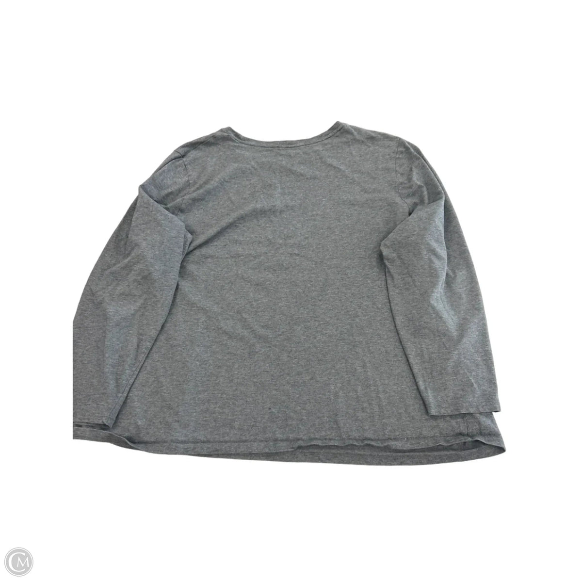 Top Long Sleeve By Lands End In Grey, Size: 2x