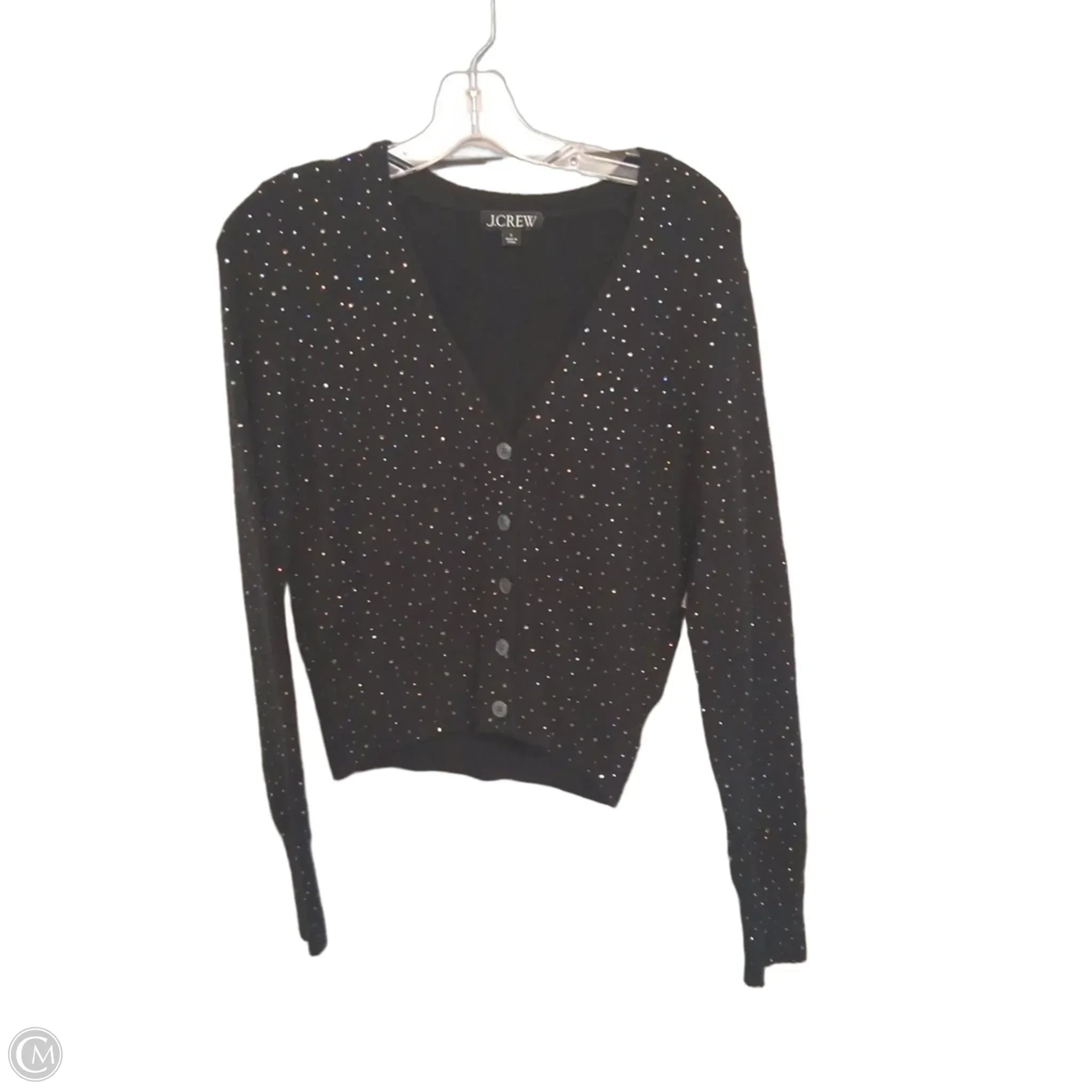 Sweater Cardigan By J. Crew In Black, Size: S