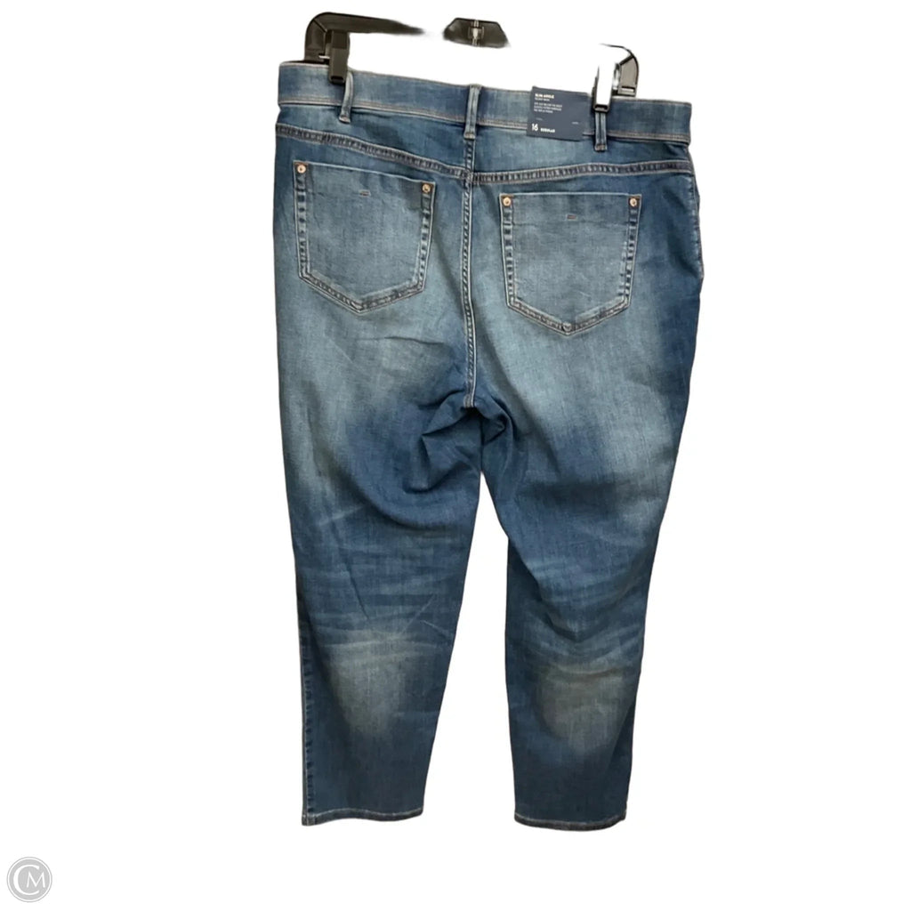 Jeans Skinny By J. Jill In Blue Denim, Size: 16