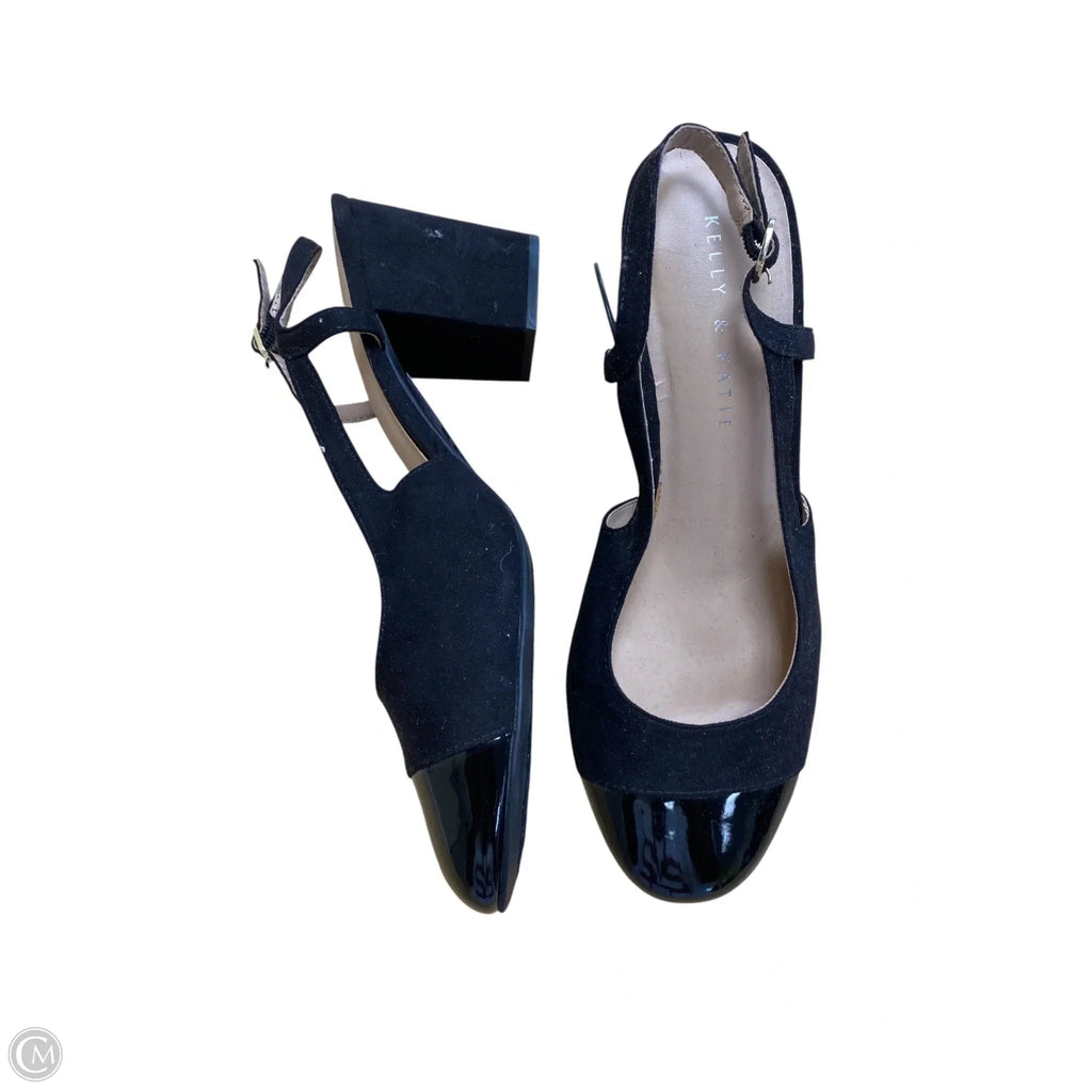 Sandals Heels Block By A New Day In Black, Size: 8.5