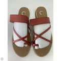Sandals Heels Platform By Journee In Red, Size: 9