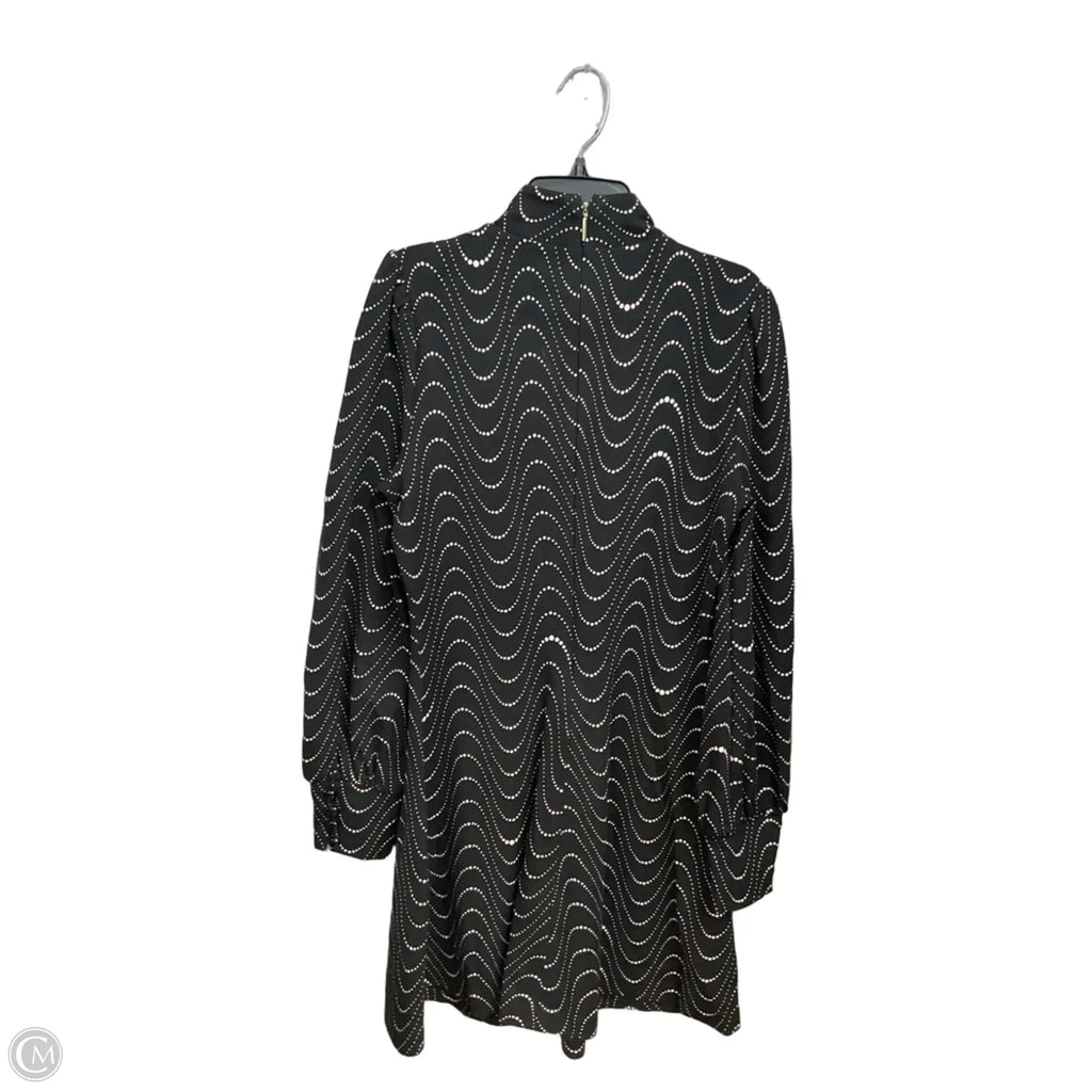 Dress Designer By Kate Spade In Black & Pink, Size: S