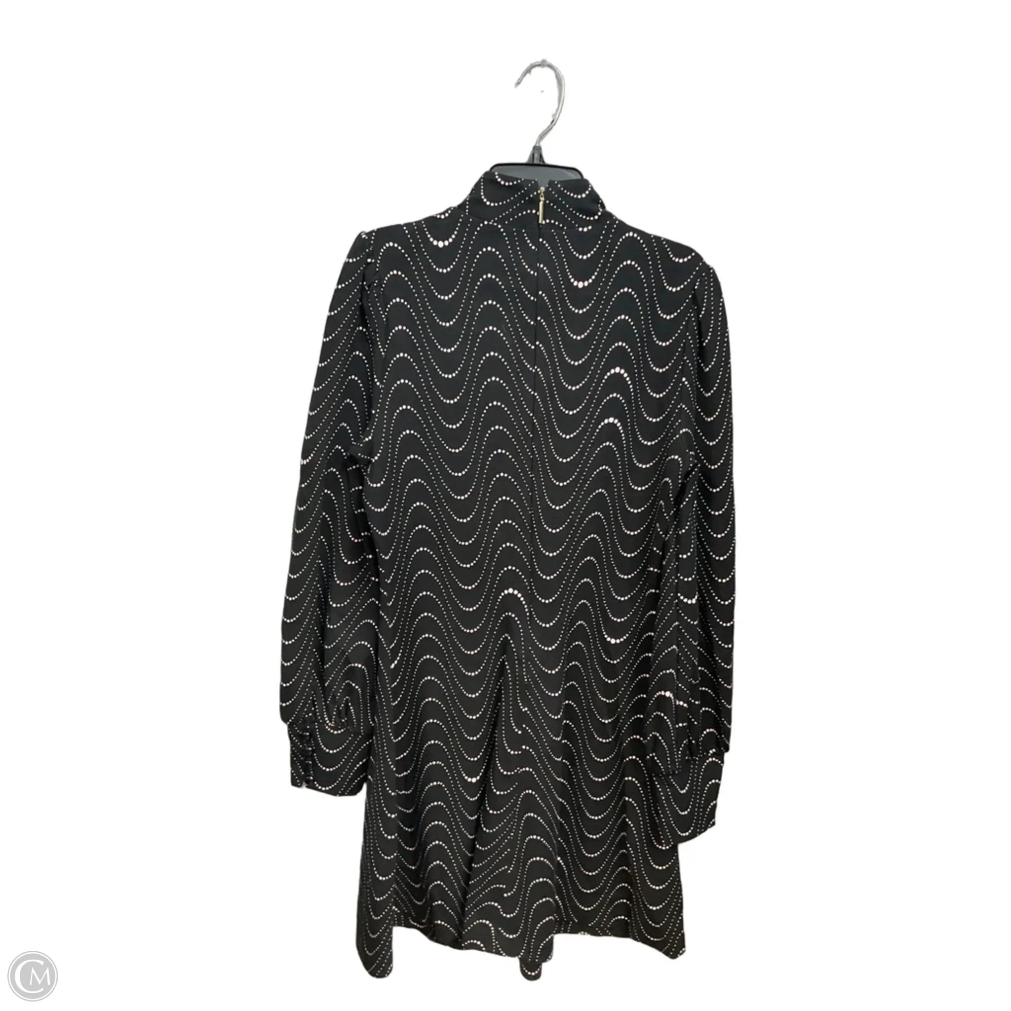Dress Designer By Kate Spade In Black & Pink, Size: S