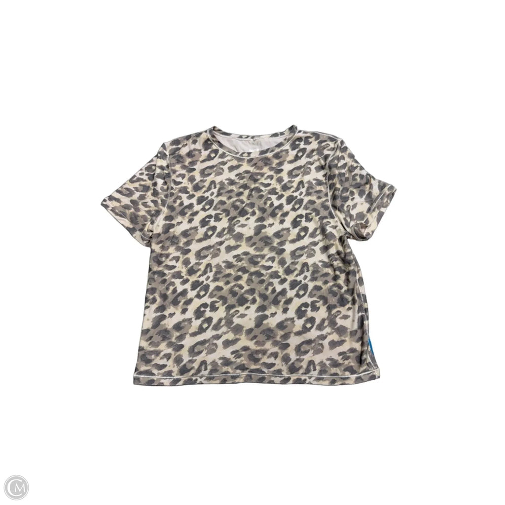 Top Short Sleeve By Skims In Animal Print, Size: M