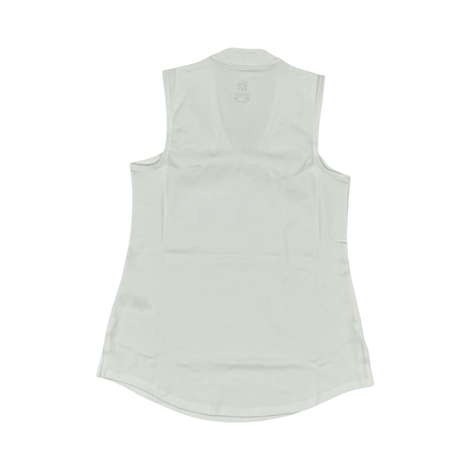 Top Sleeveless By Isaac Mizrahi Live Qvc In White, Size:Xs