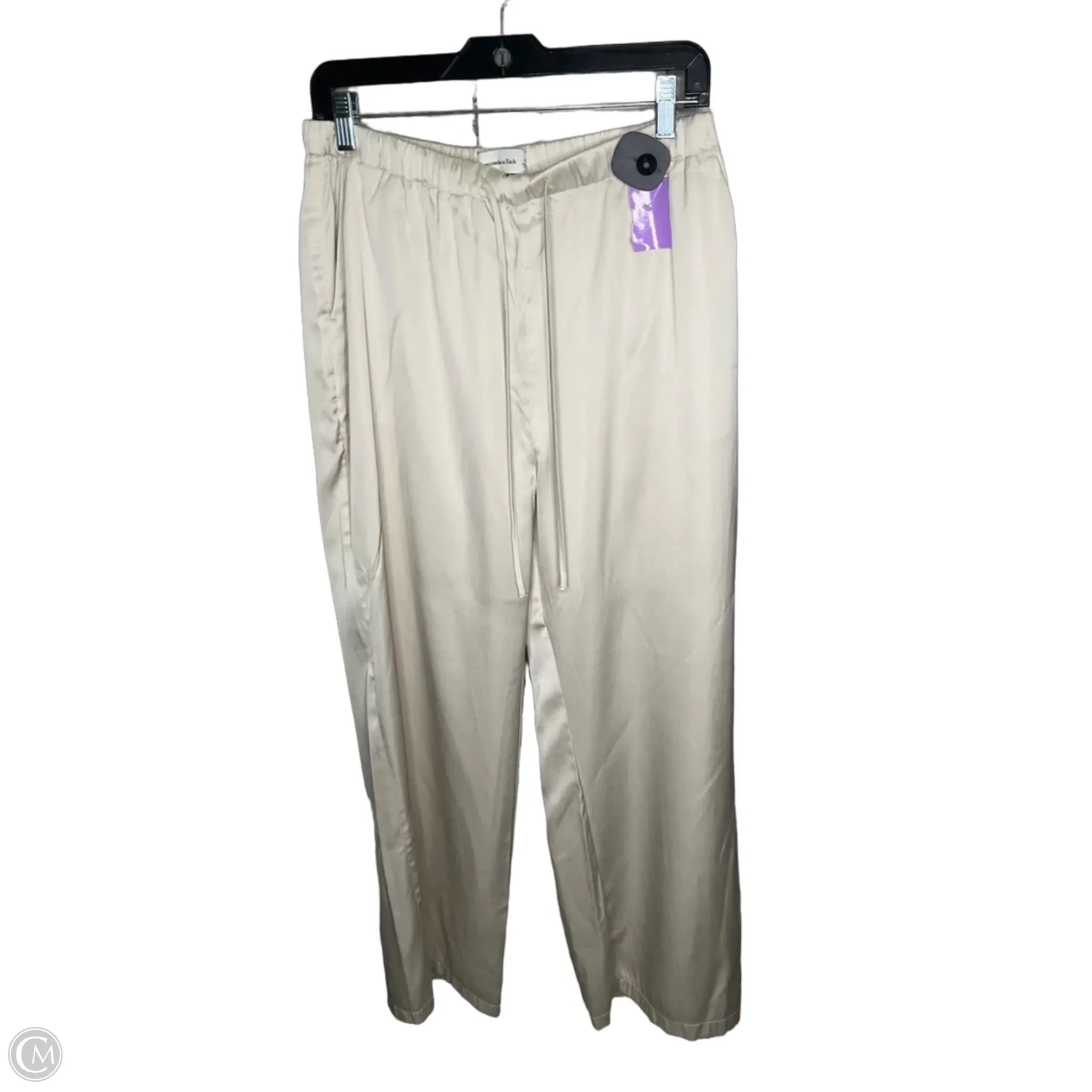 Pants Lounge By Abercrombie And Fitch In Cream, Size: M