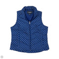Vest Puffer & Quilted By Lands End In Blue & White, Size: Mp