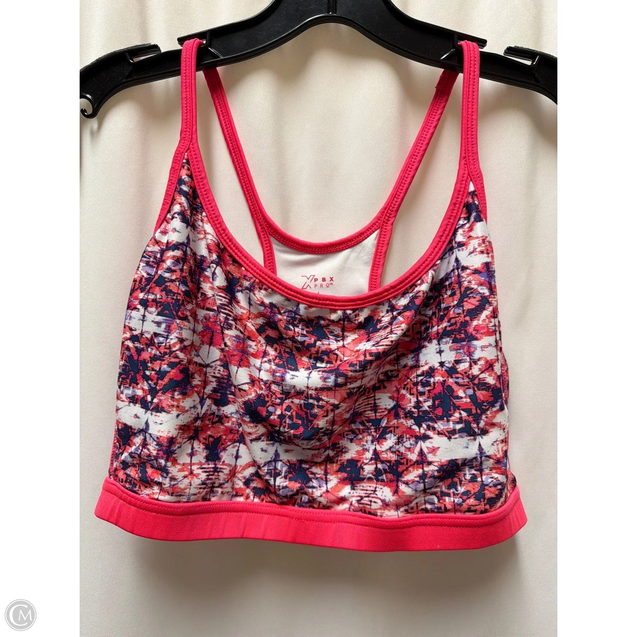 Athletic Bra By Clothes Mentor In Pink, Size: L