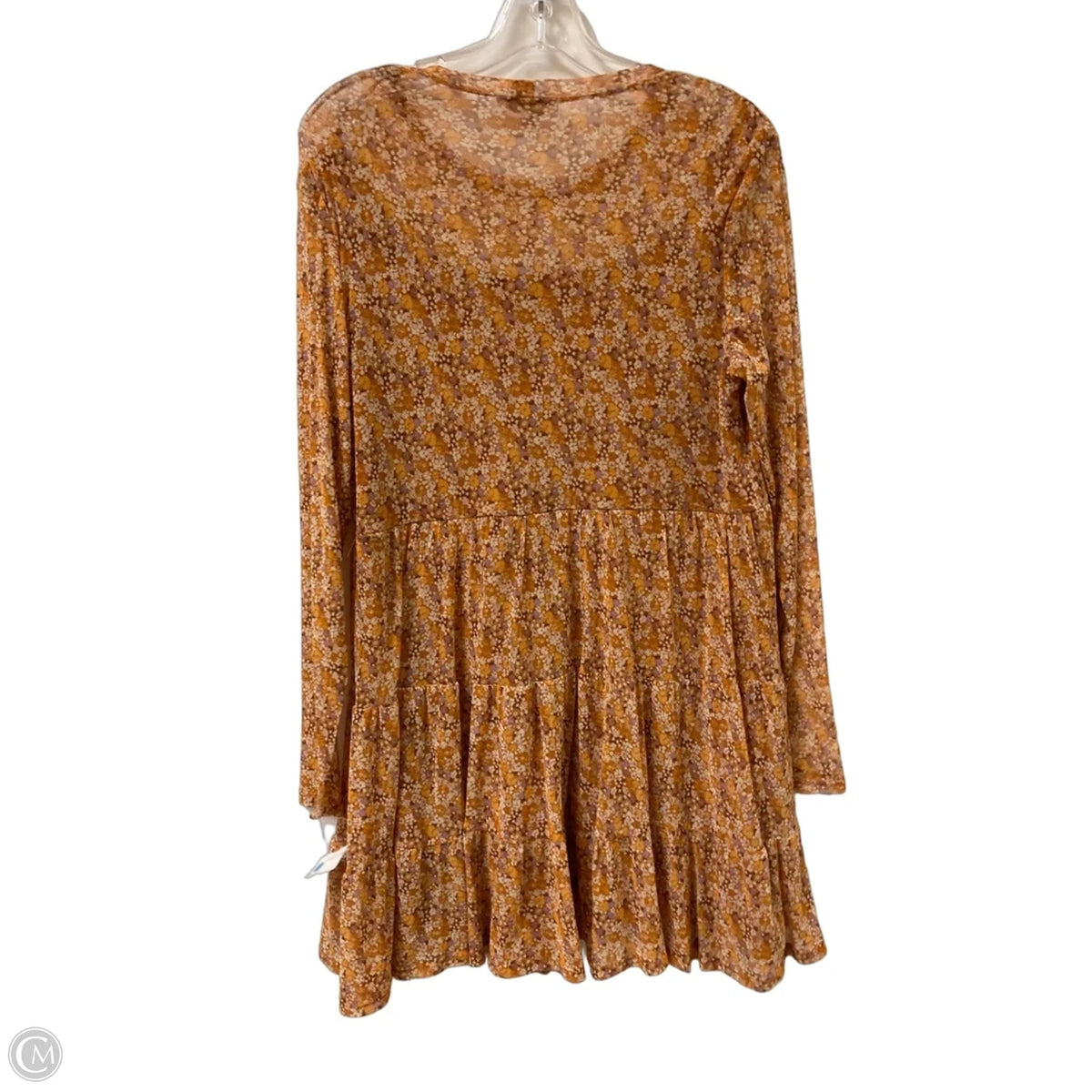 Dress Casual Short By Clothes Mentor In Yellow, Size: L