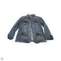 Jacket Denim By Chicos In Blue Denim, Size: S