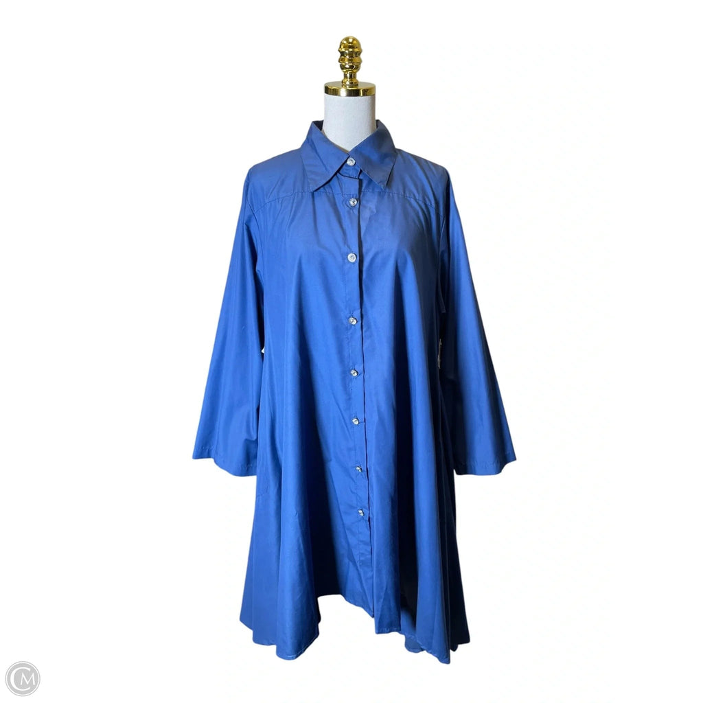 Dress Casual Maxi By Clothes Mentor In Blue, Size: Xl