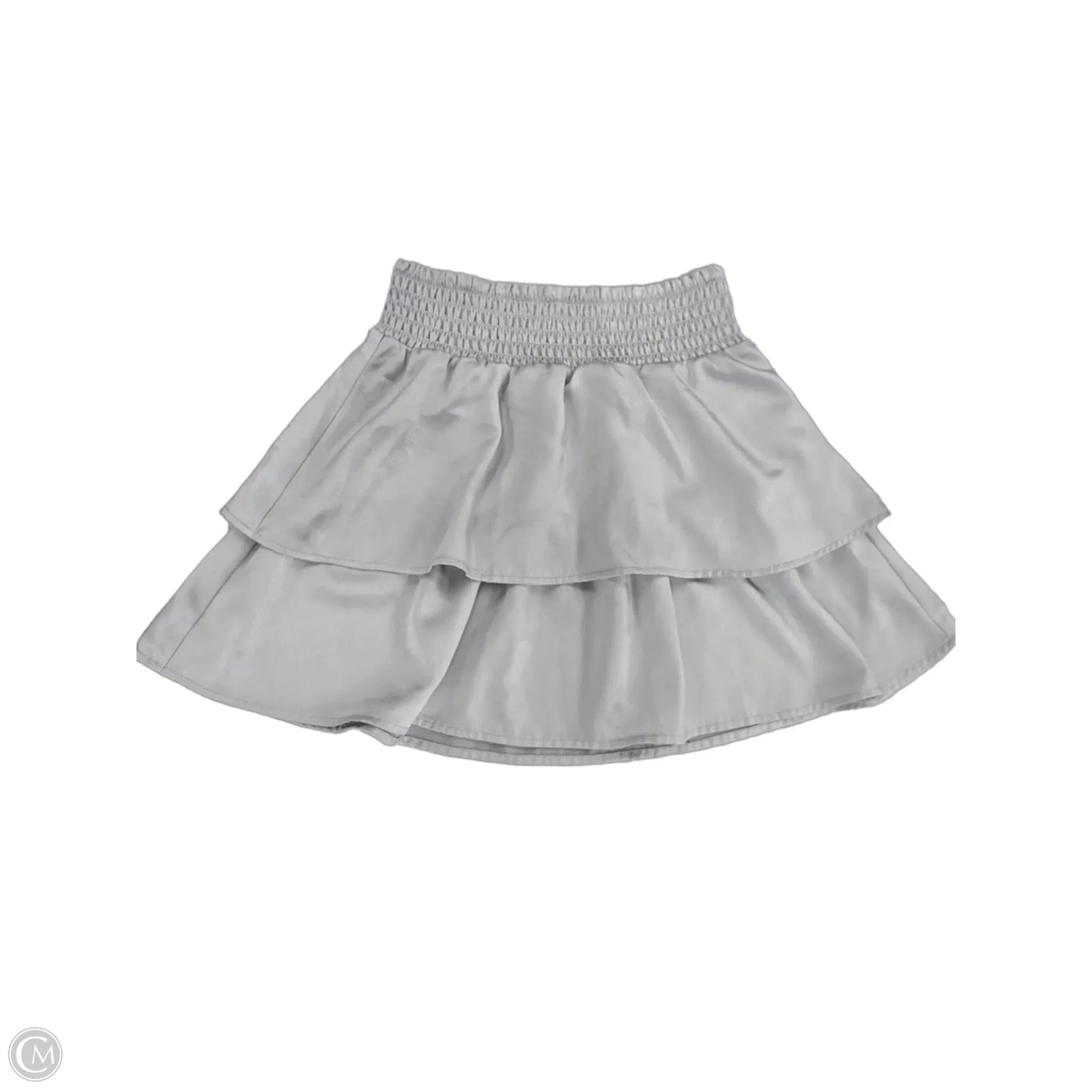 Skirt Mini & Short By Cmf In Silver, Size: 8