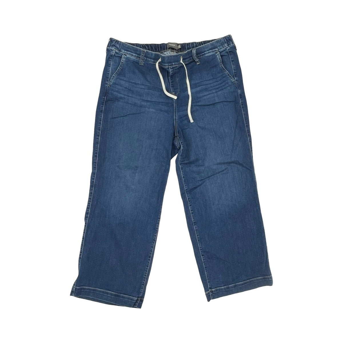 Jeans Wide Leg By Torrid In Blue Denim, Size:30