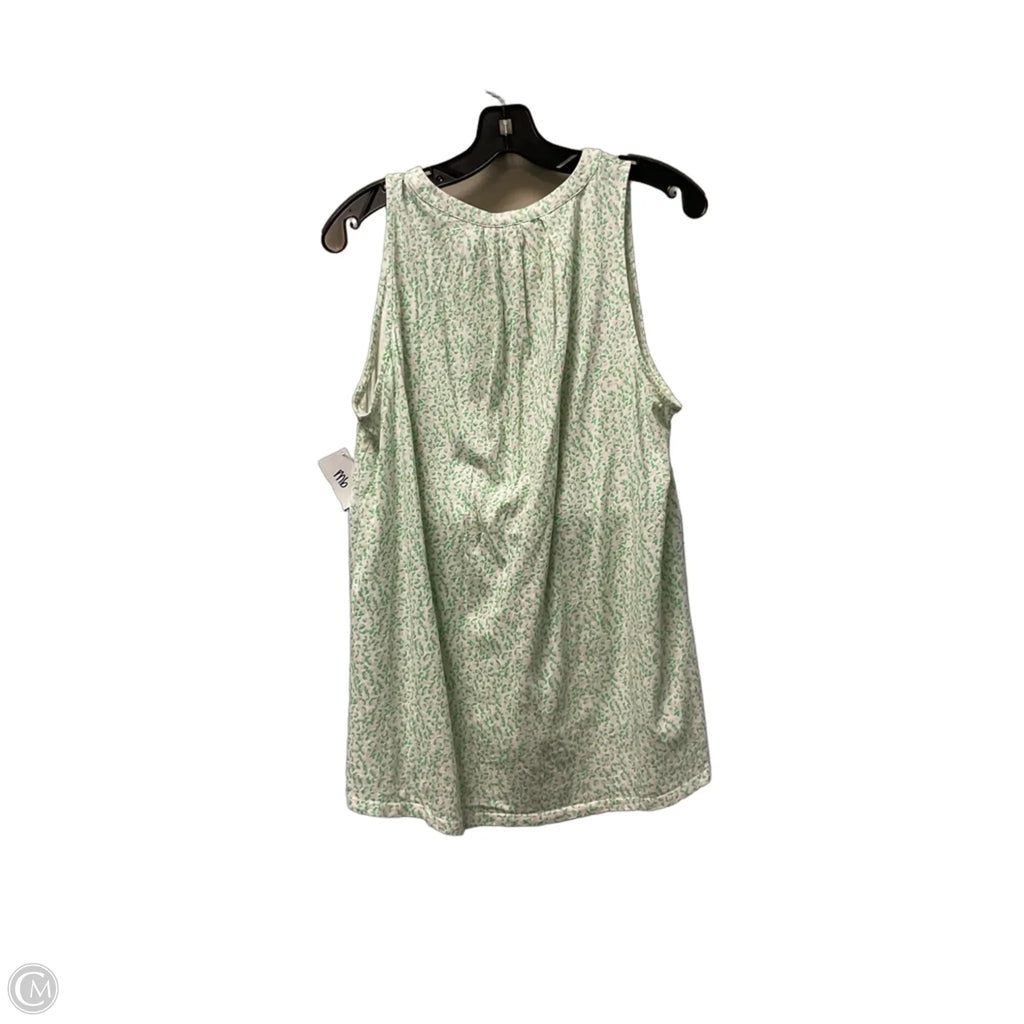 Top Sleeveless By Crown And Ivy In Green, Size: L