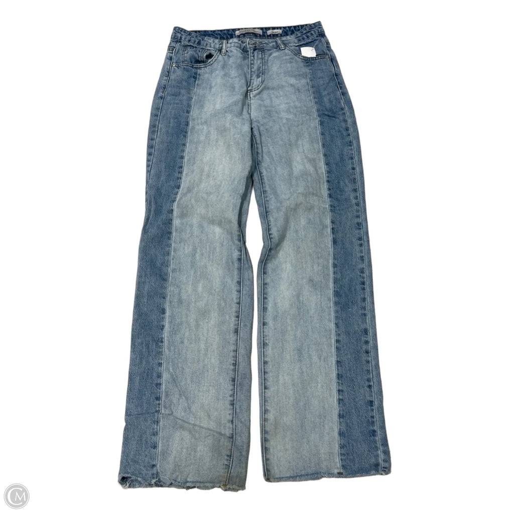 Jeans Straight By Basement In Blue Denim, Size: 8