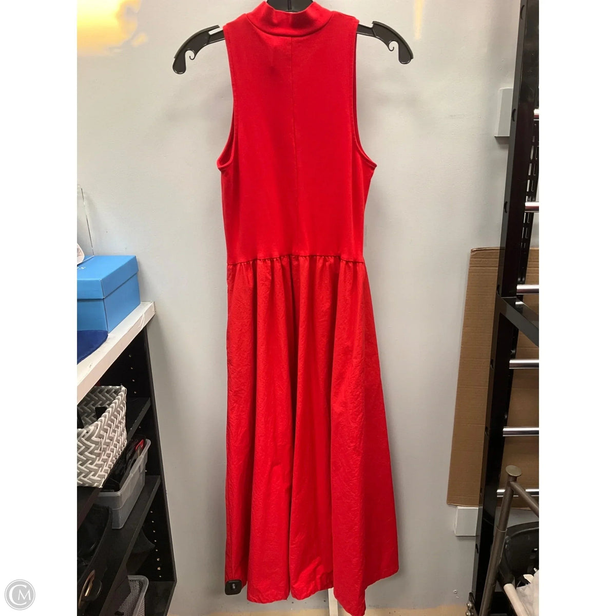Dress Casual Midi By A New Day In Red, Size: S
