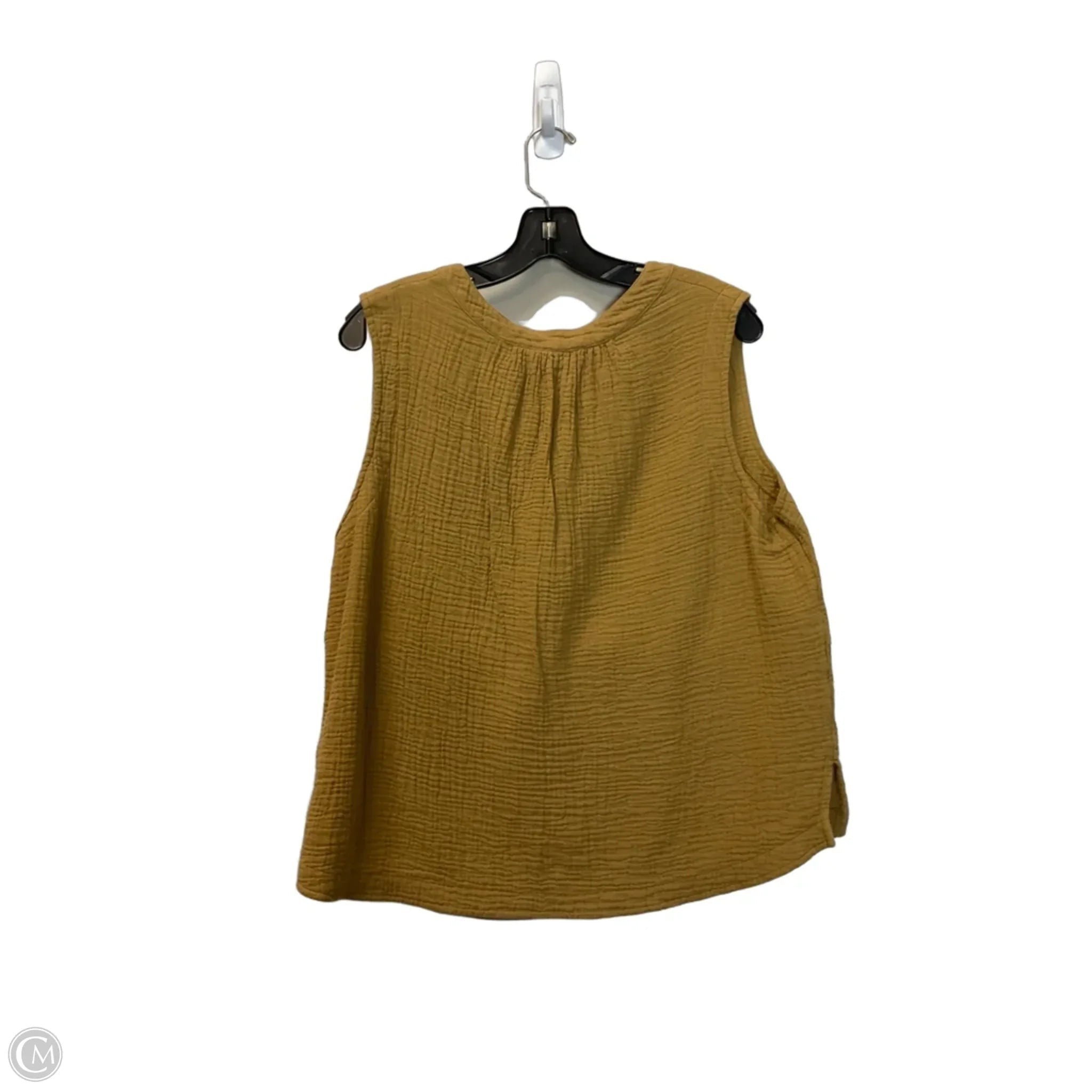Top Sleeveless By Lucky Brand In Brown, Size: L