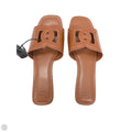 Sandals Flats By A New Day In Brown & Cream, Size: 9.5