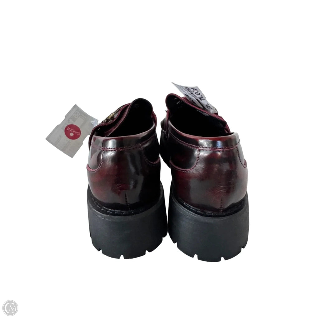 Shoes Flats By Steve Madden In Black & Red, Size: 7.5
