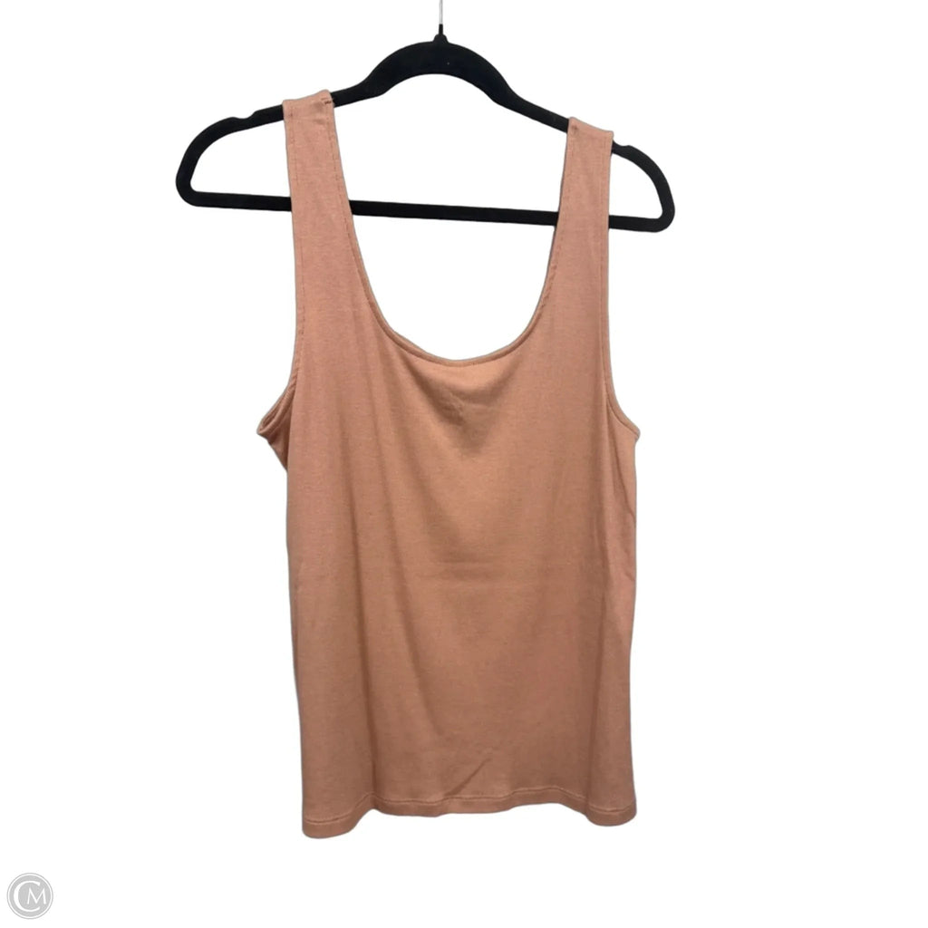 Tank Top By A New Day In Peach, Size: Xxl