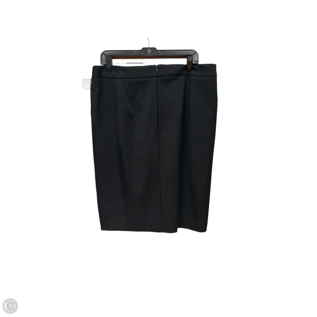 Skirt Midi By Ann Taylor In Black, Size: 14