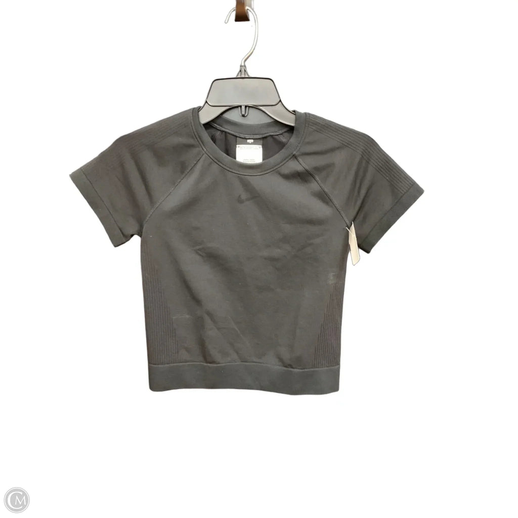 Athletic Top Short Sleeve By Nike Apparel In Black, Size: S