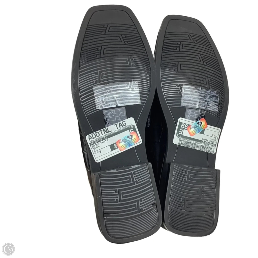 Shoes Flats By Forever 21 In Black, Size: 8