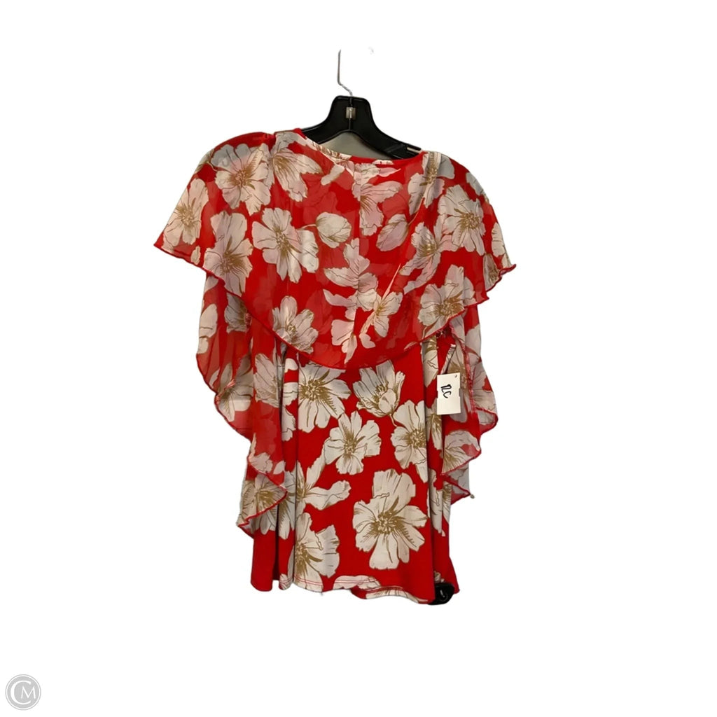Top Short Sleeve By Clothes Mentor In Red, Size: Xl