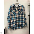 Jacket Shirt By Clothes Mentor In Plaid Pattern, Size: L