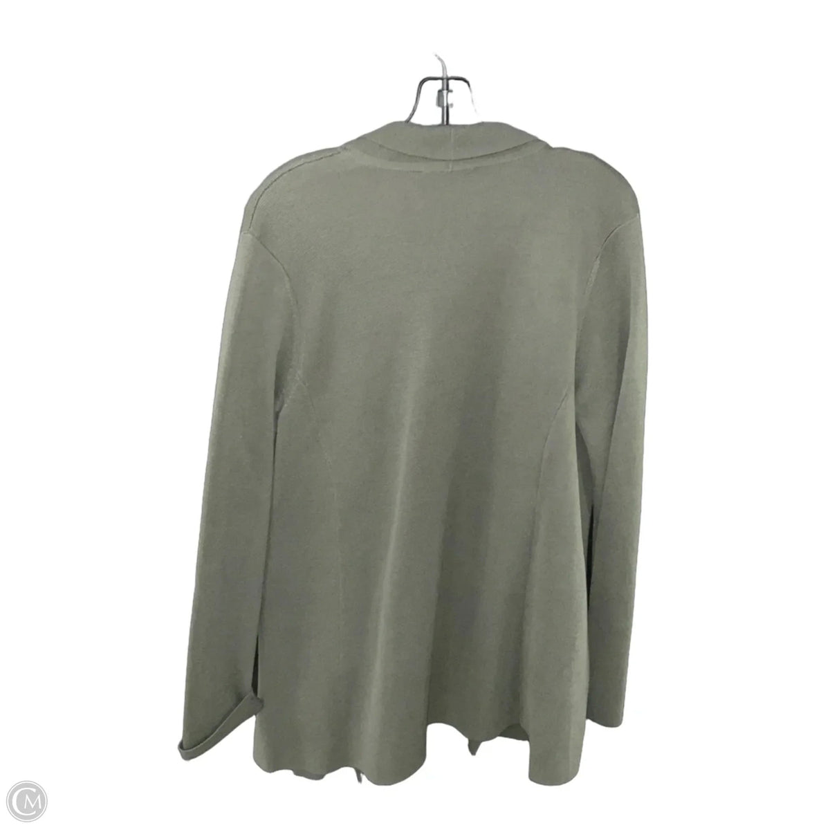 Sweater Cardigan By Eileen Fisher In Green, Size: S