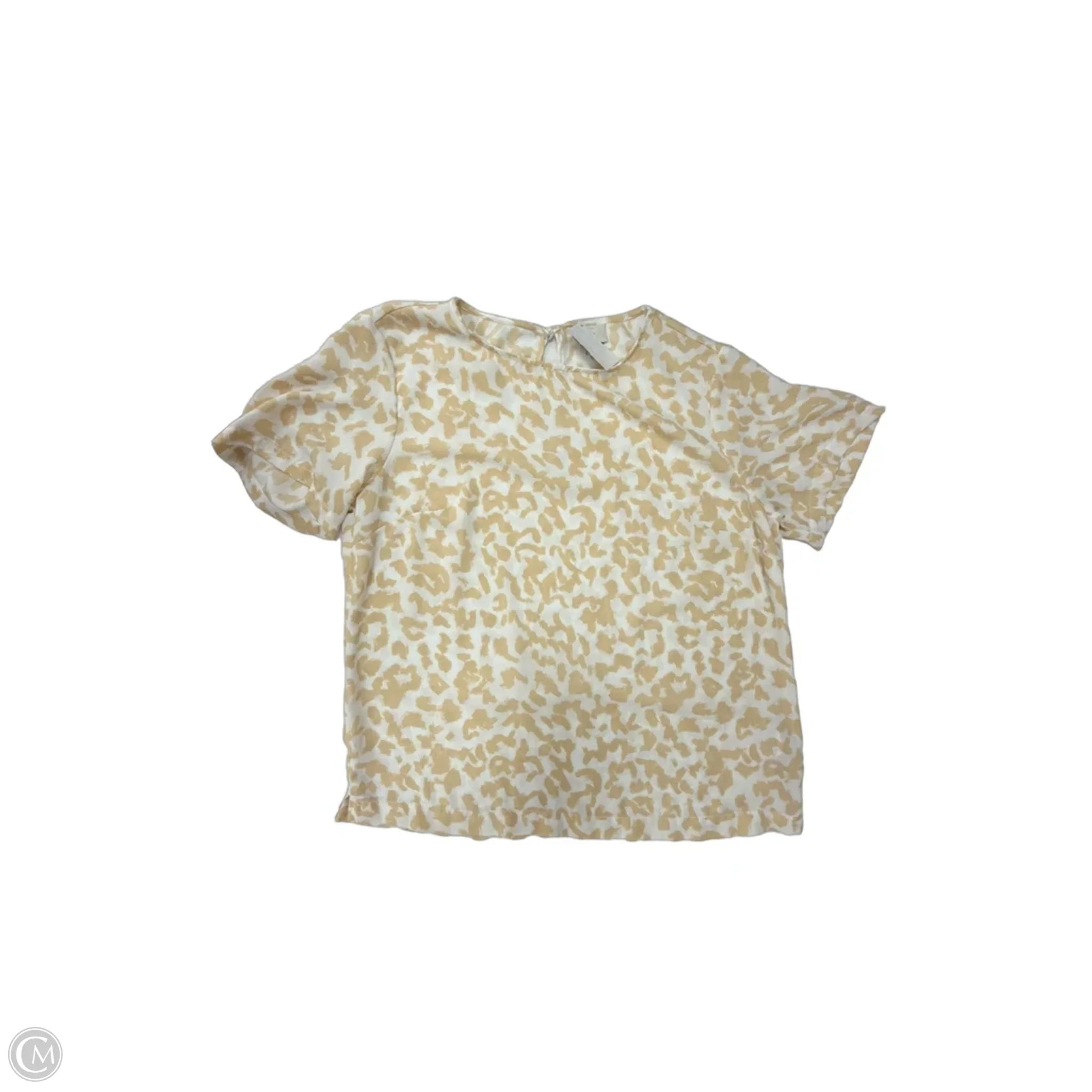 Top Short Sleeve By A New Day In Animal Print, Size: M