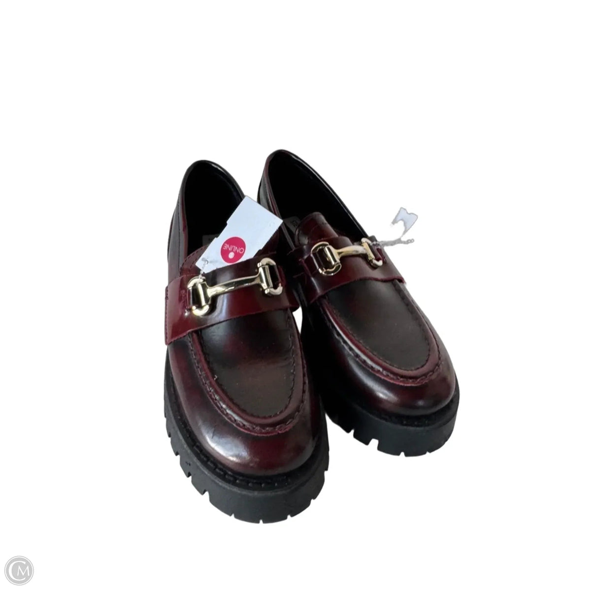 Shoes Flats By Steve Madden In Black & Red, Size: 7.5