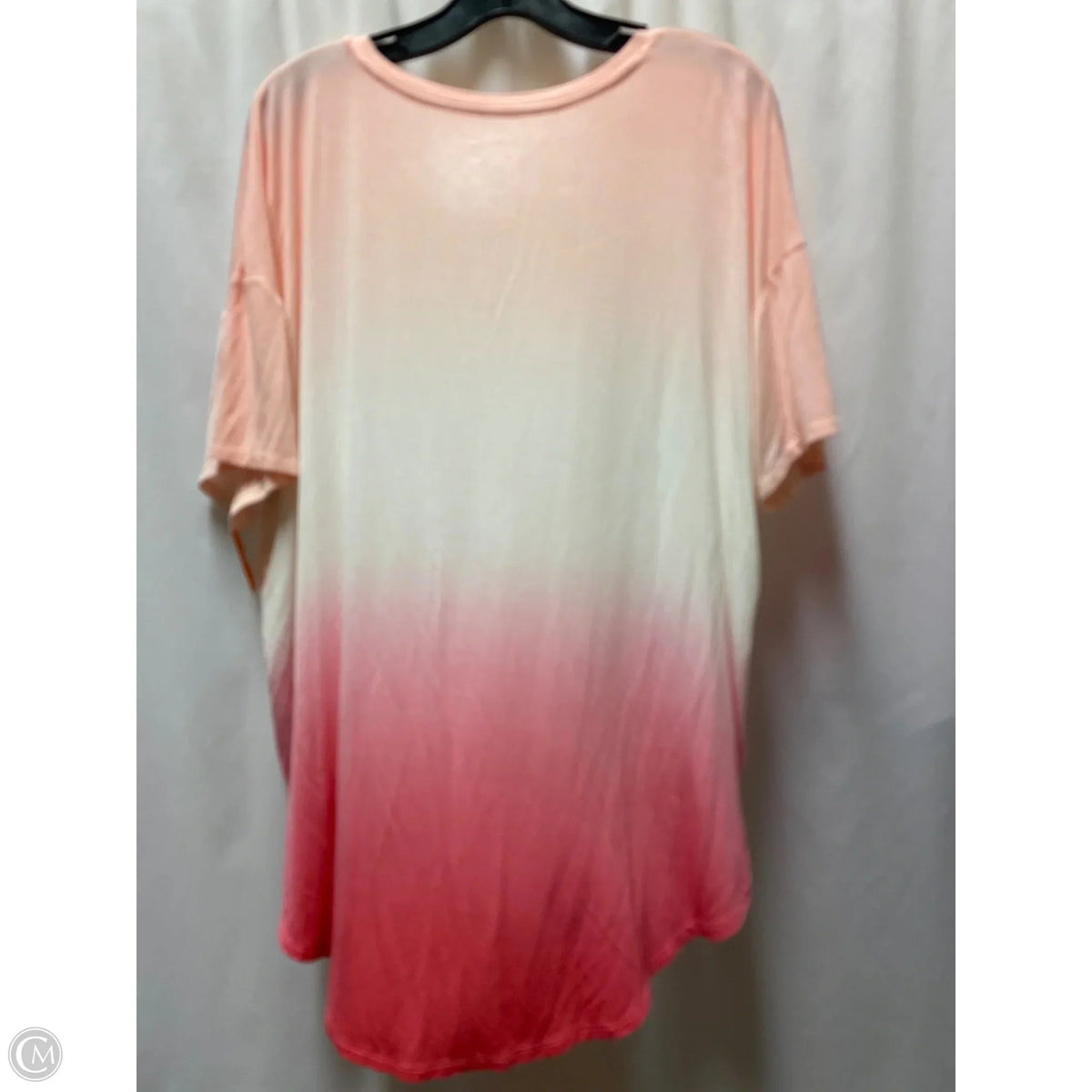 Top Short Sleeve Time & Tru, In Pink, Size: XL