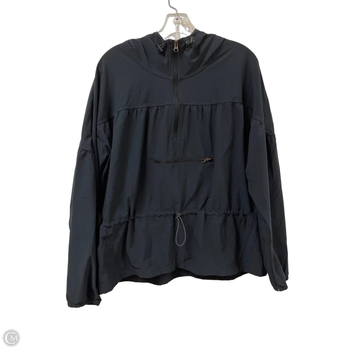 Athletic Sweatshirt Hoodie By Zella In Black, Size: M