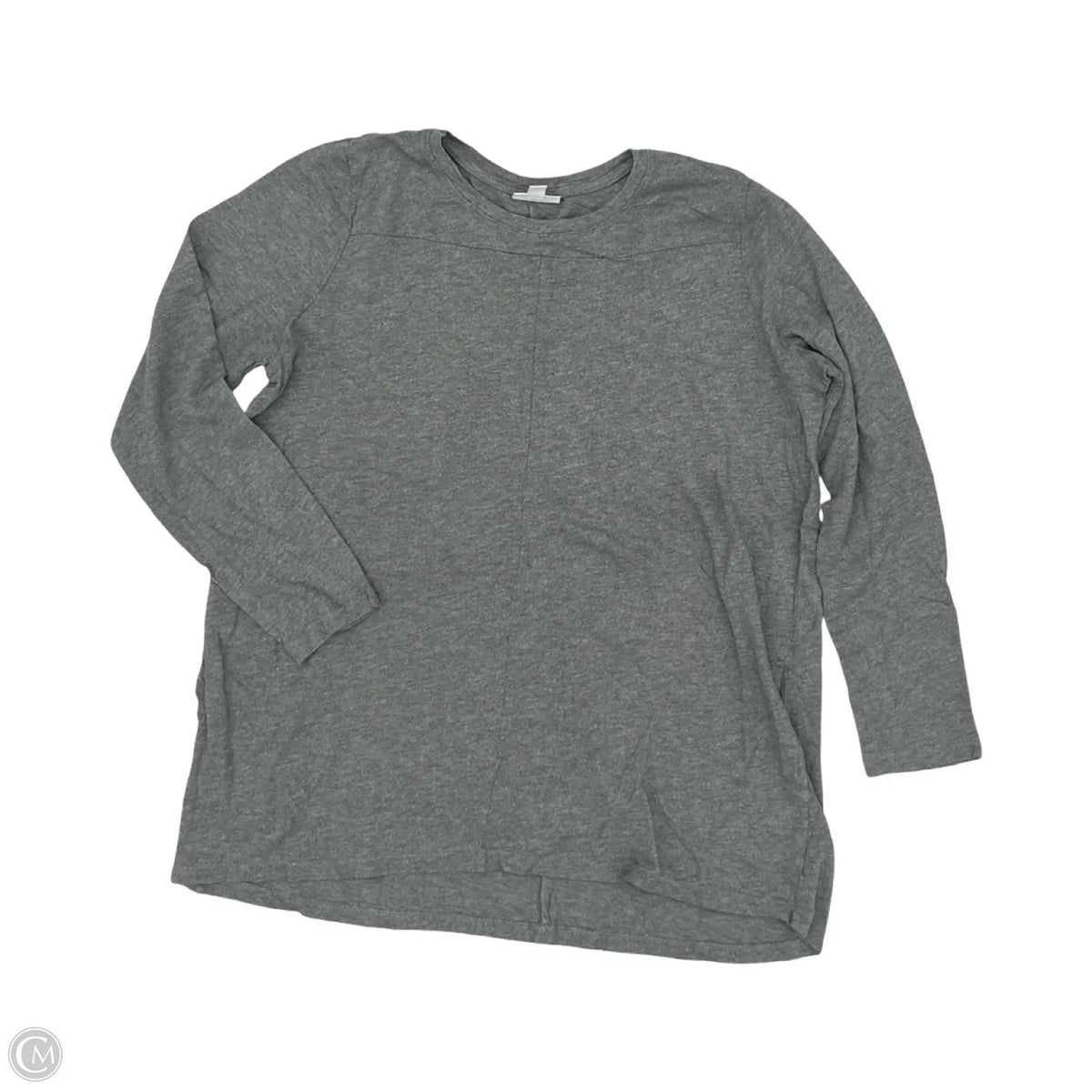 Top Long Sleeve By J. Jill In Grey, Size: L