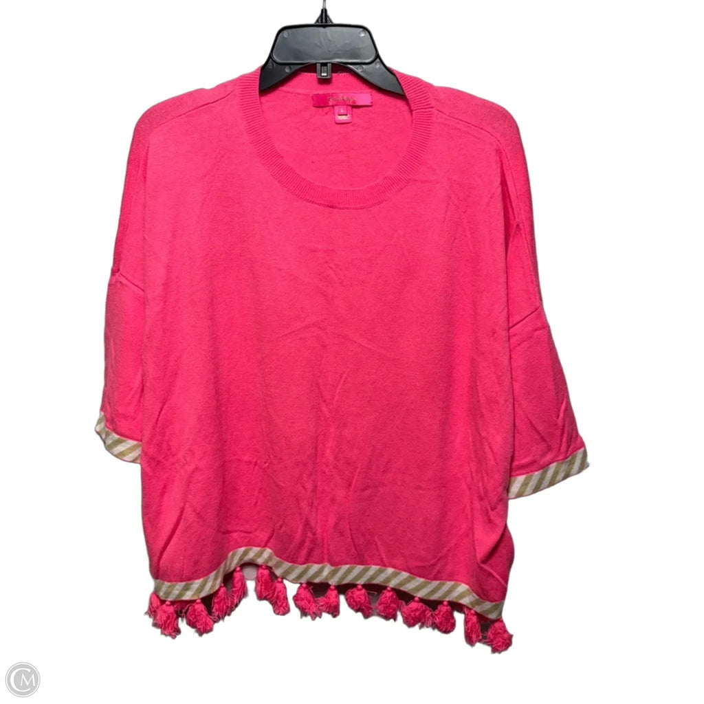 Sweater Designer By Lilly Pulitzer In Pink, Size: L