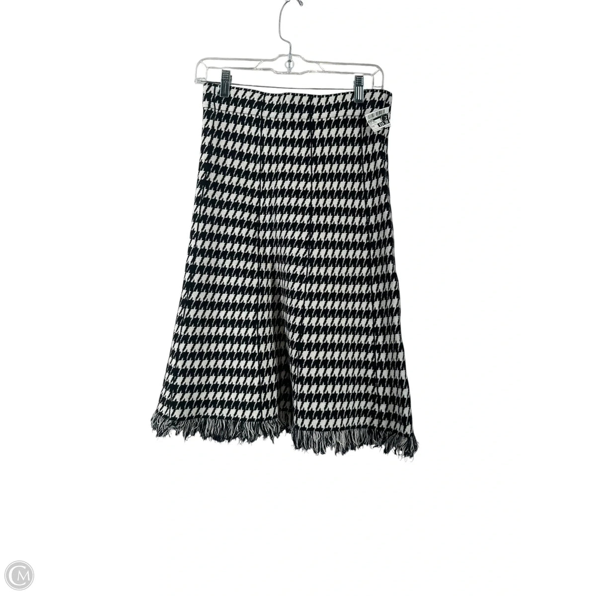 Skirt Maxi By Versona In Black & White, Size: M