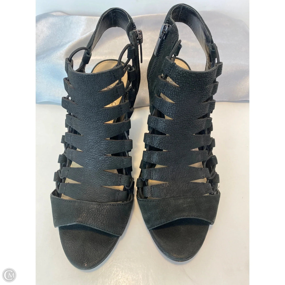 Sandals Heels Block By Vince In Black, Size: 8