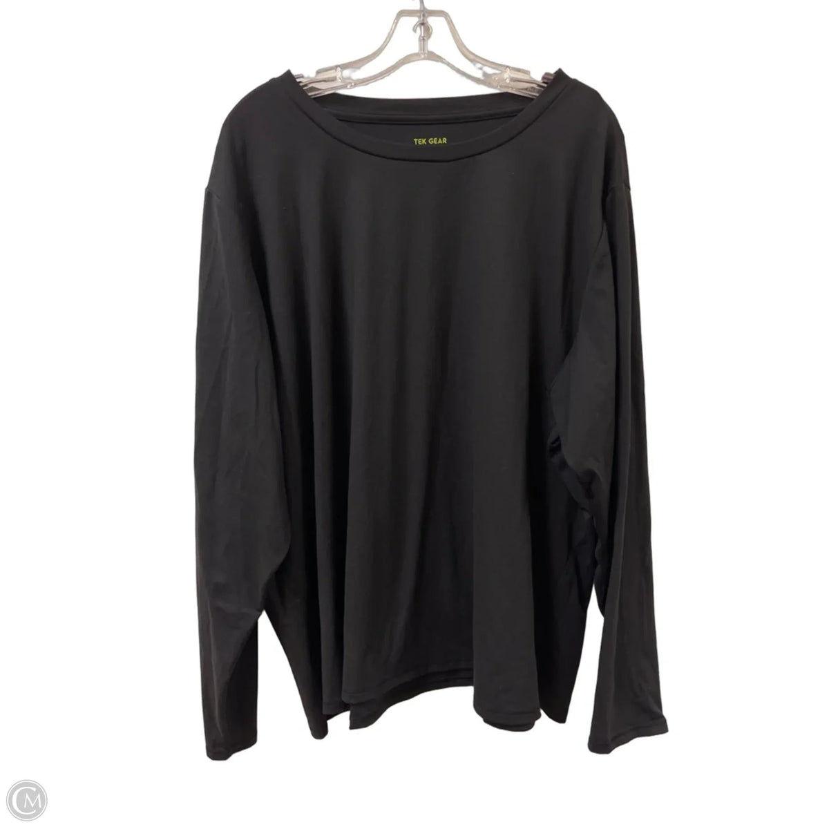 Athletic Top Long Sleeve Crewneck By Tek Gear In Black, Size: 3x