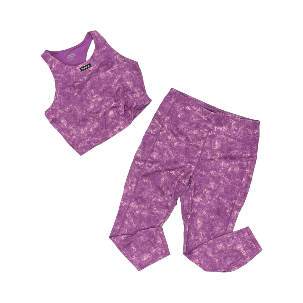 Athletic Pants 2Pc By Reebok In Purple, Size:Xxl