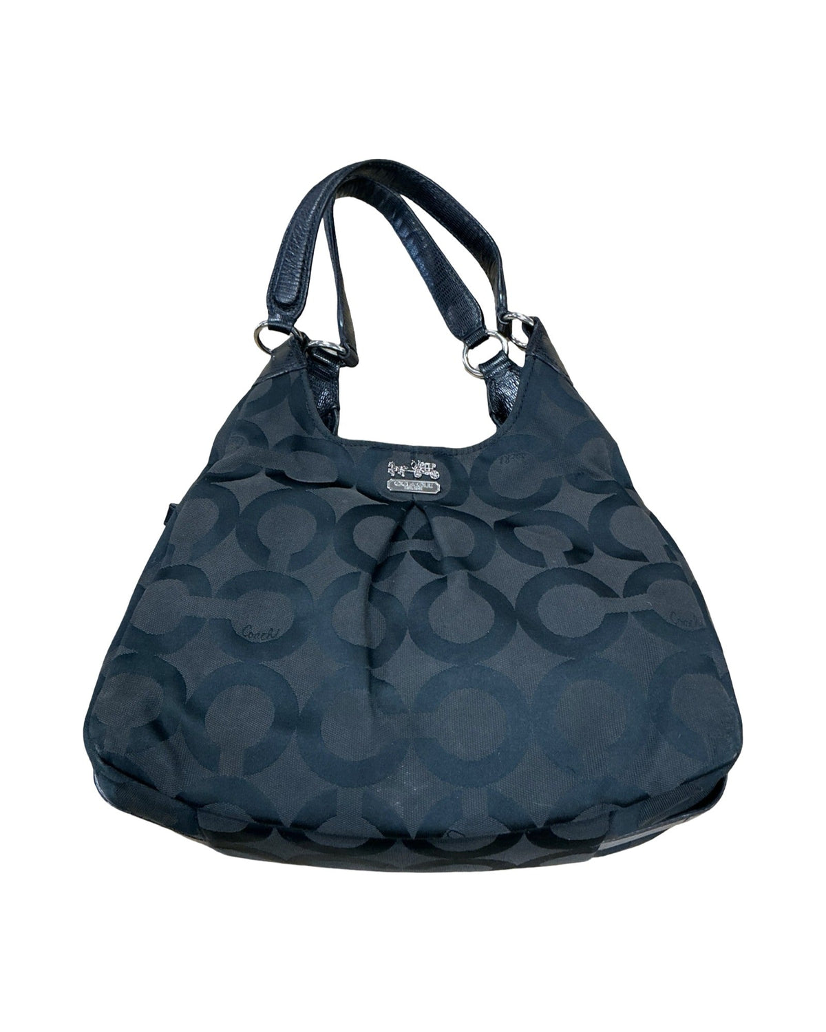 Handbag Designer By Coach In Black, Size:Medium