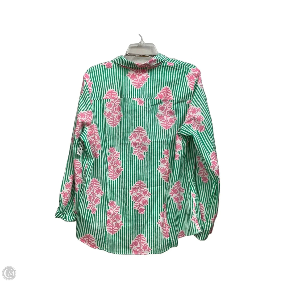 Top Long Sleeve By J. Crew In Green, Size: Xl